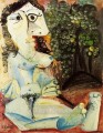 Mujer desnuda en un paisaje cubista de 1967 Pablo Picasso